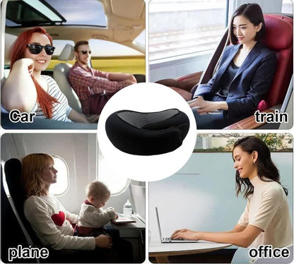 CloudPillow™ - Ultra-Soft, Ergonomic Support for Airplane & Road Trips