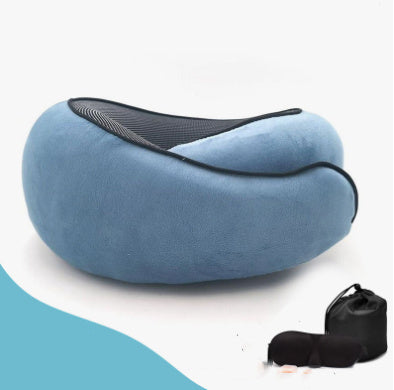 CloudPillow™ - Ultra-Soft, Ergonomic Support for Airplane & Road Trips